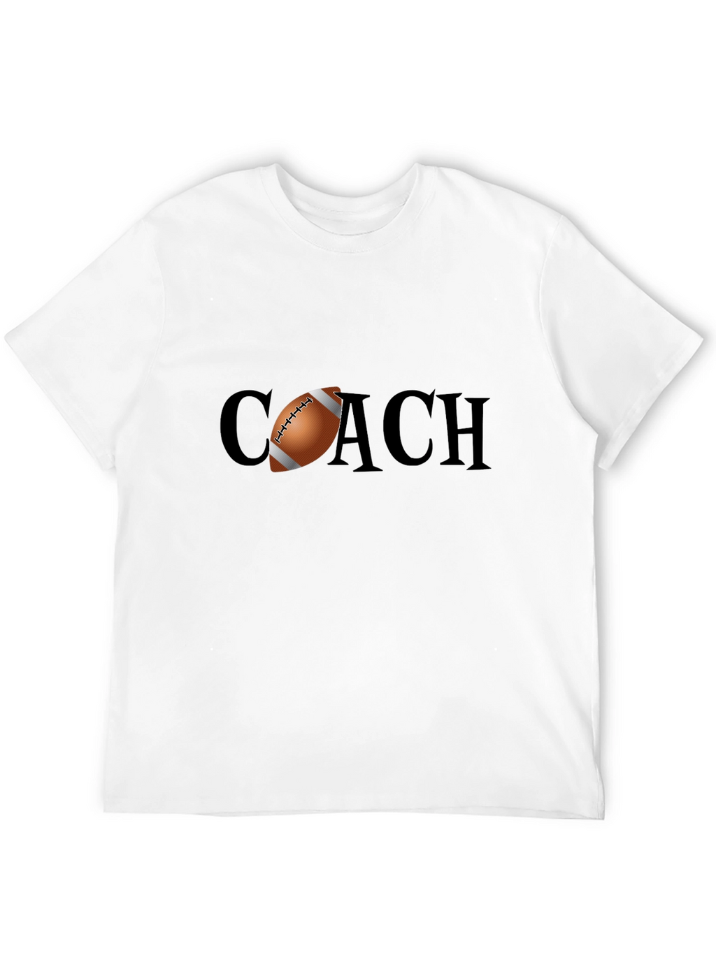 Football Coach Graphic Tee - Black