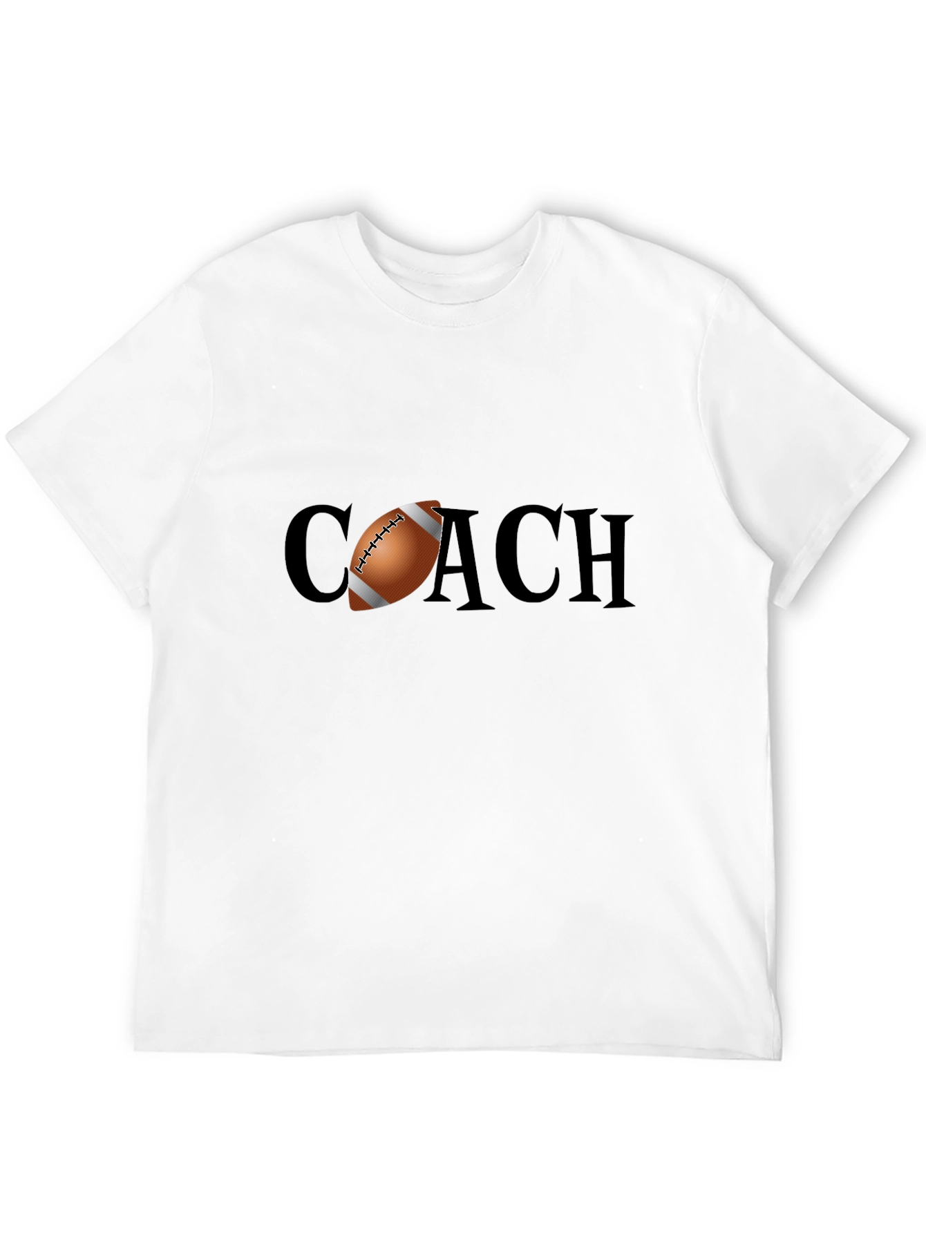 Football Coach Graphic Tee - Black
