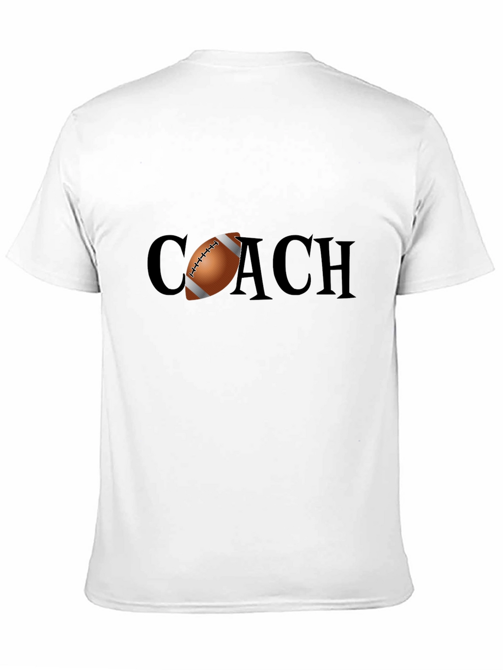 Football Coach Graphic Tee - Black
