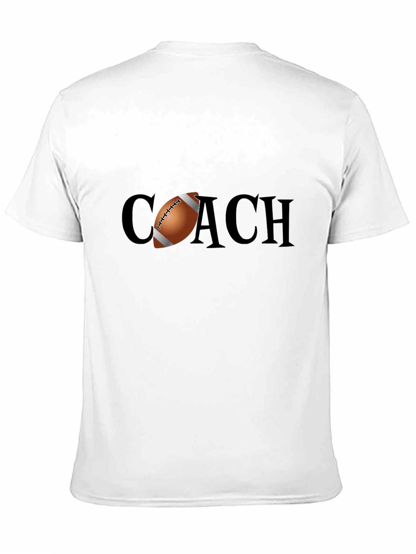 Football Coach Graphic Tee - Black