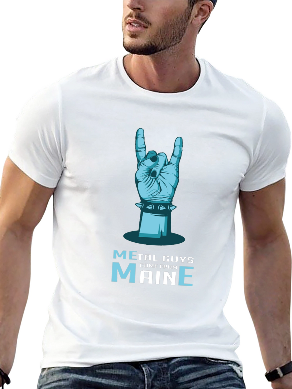 Metal Guys from Maine Graphic T-Shirt