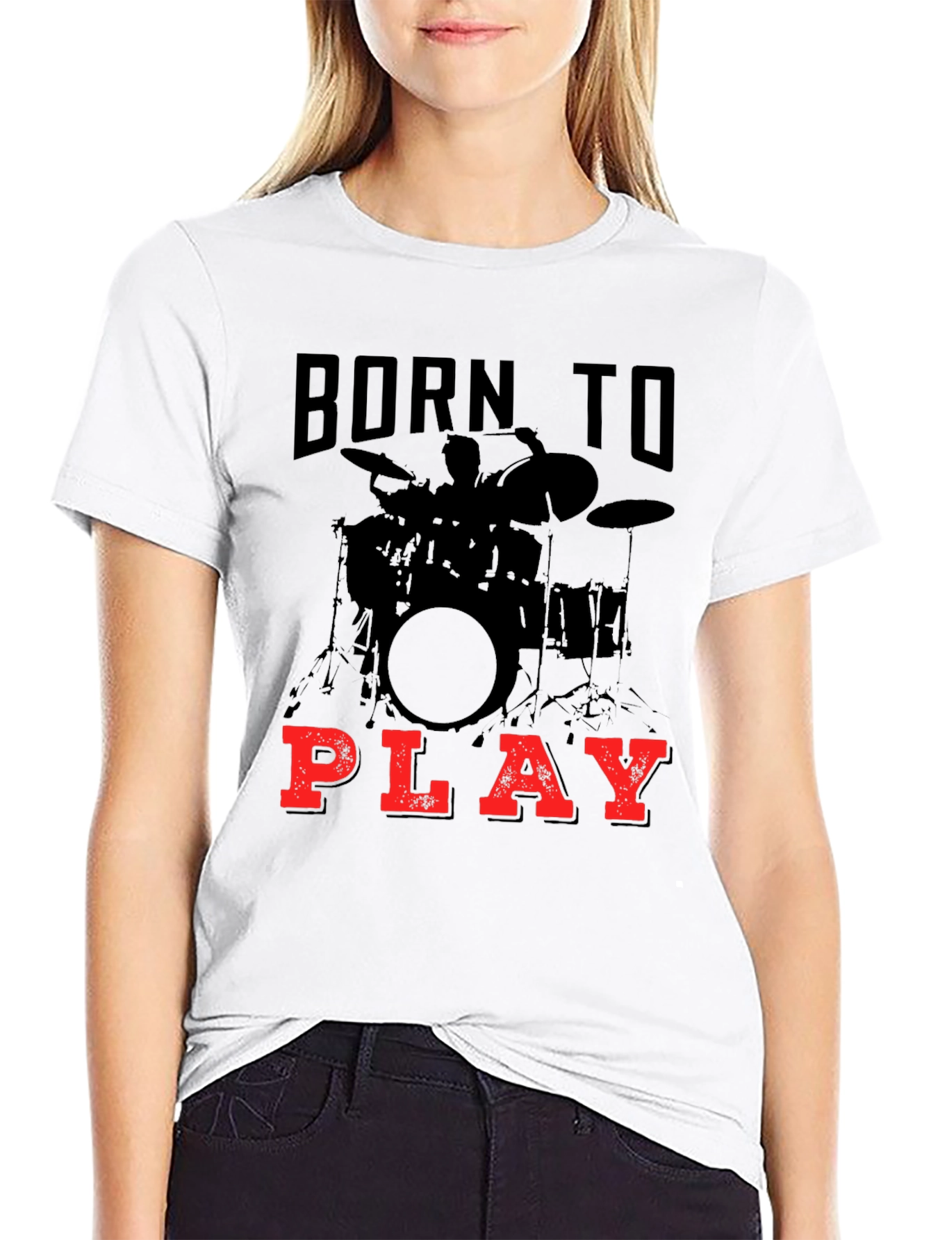 Born to Play Drum T-Shirt