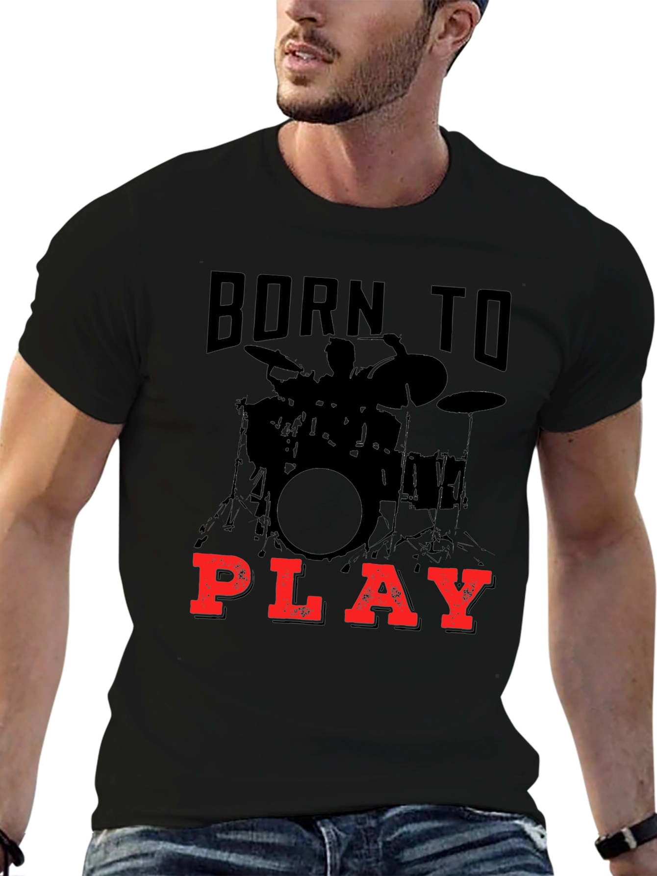Born to Play Drum T-Shirt