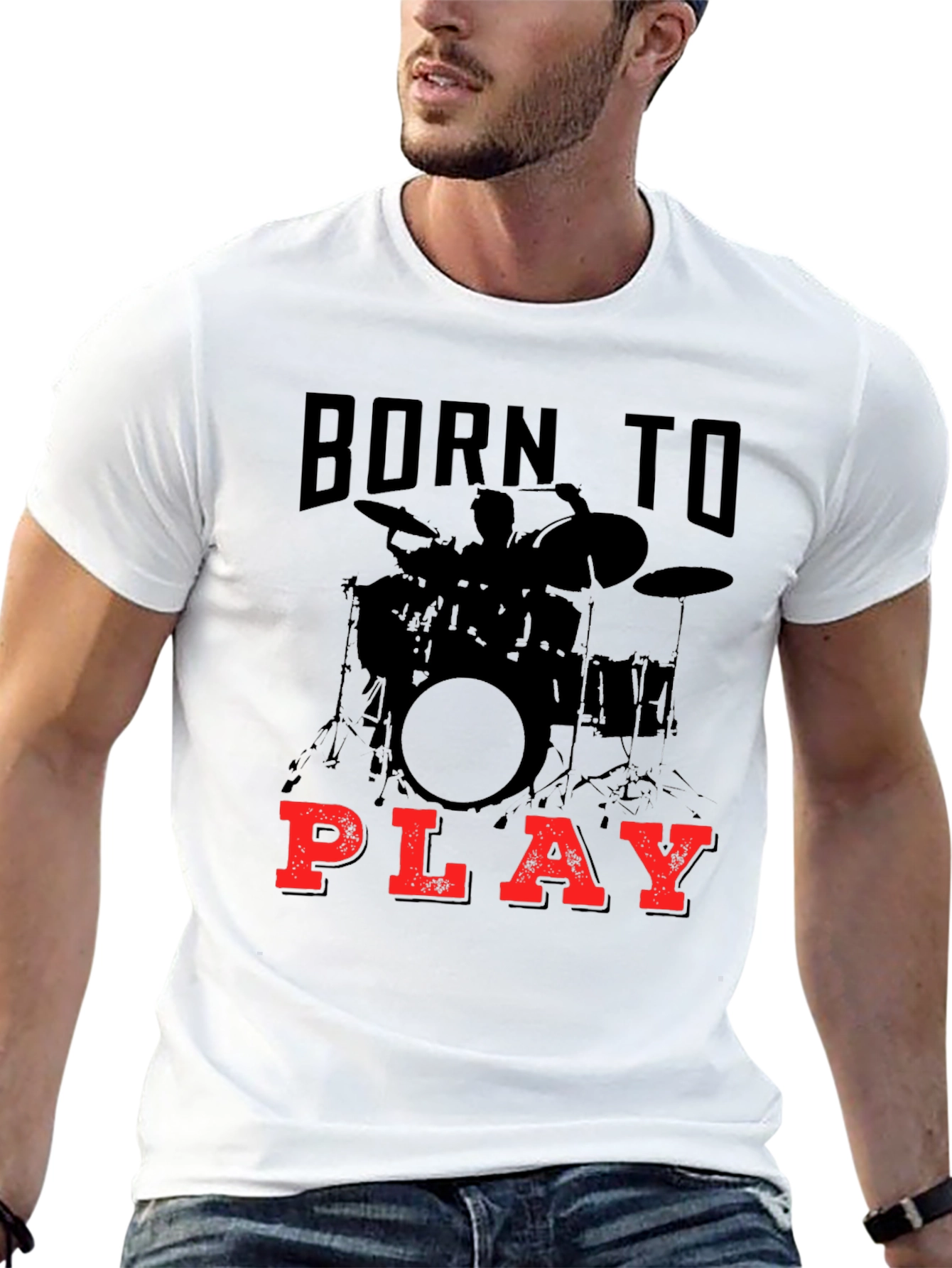 Born to Play Drum T-Shirt