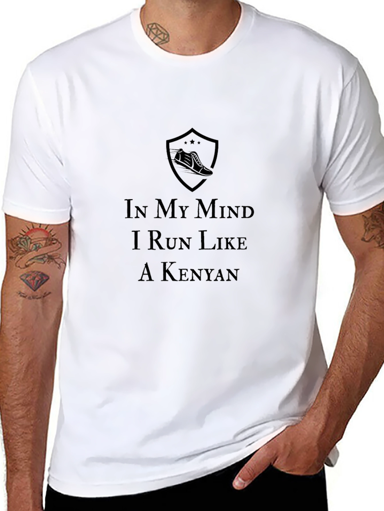 In My Mind I Run Like A Kenyan T-Shirt