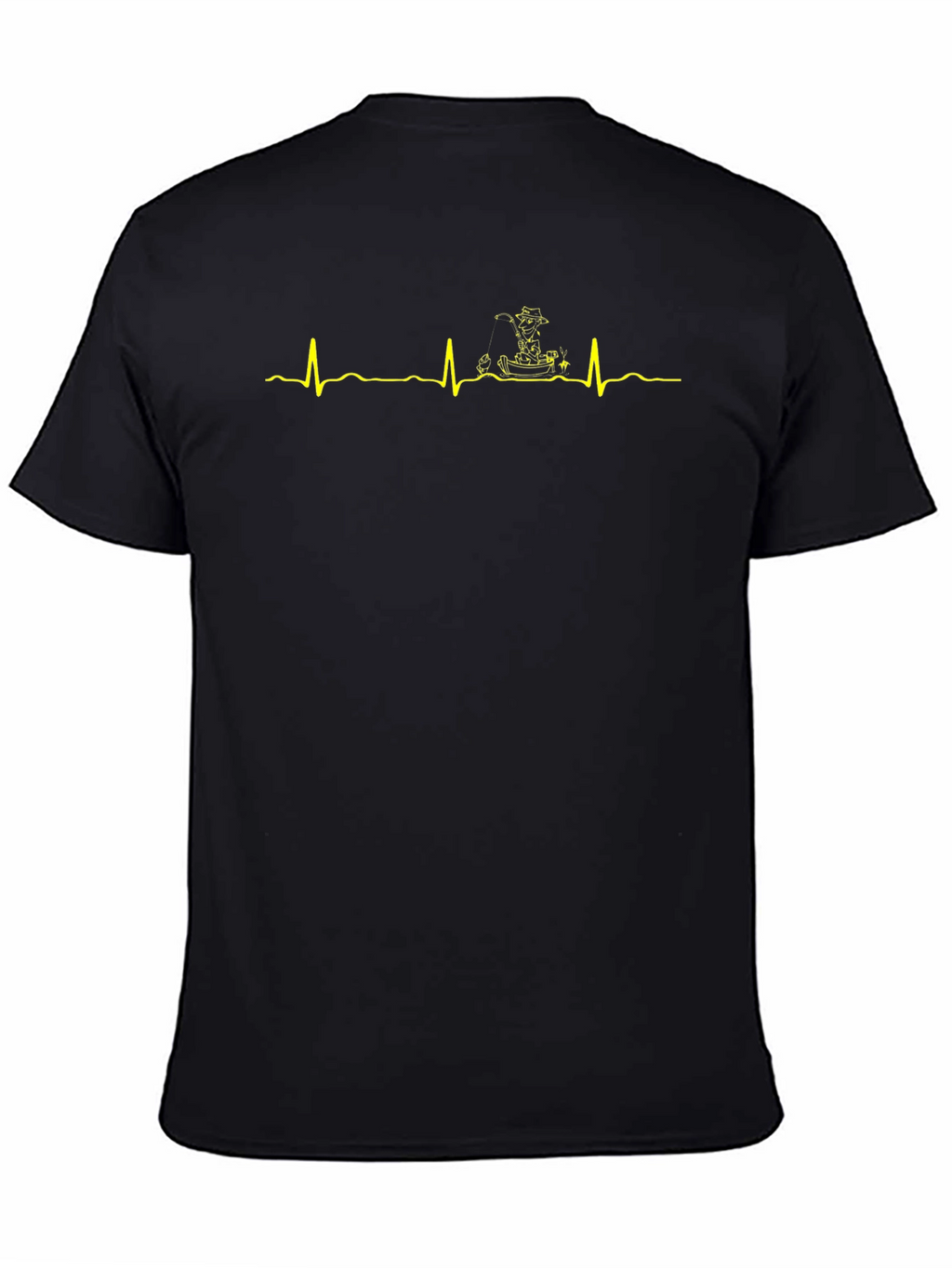 Fishing Heartbeat T-Shirt - Anglers Life Line Tee
