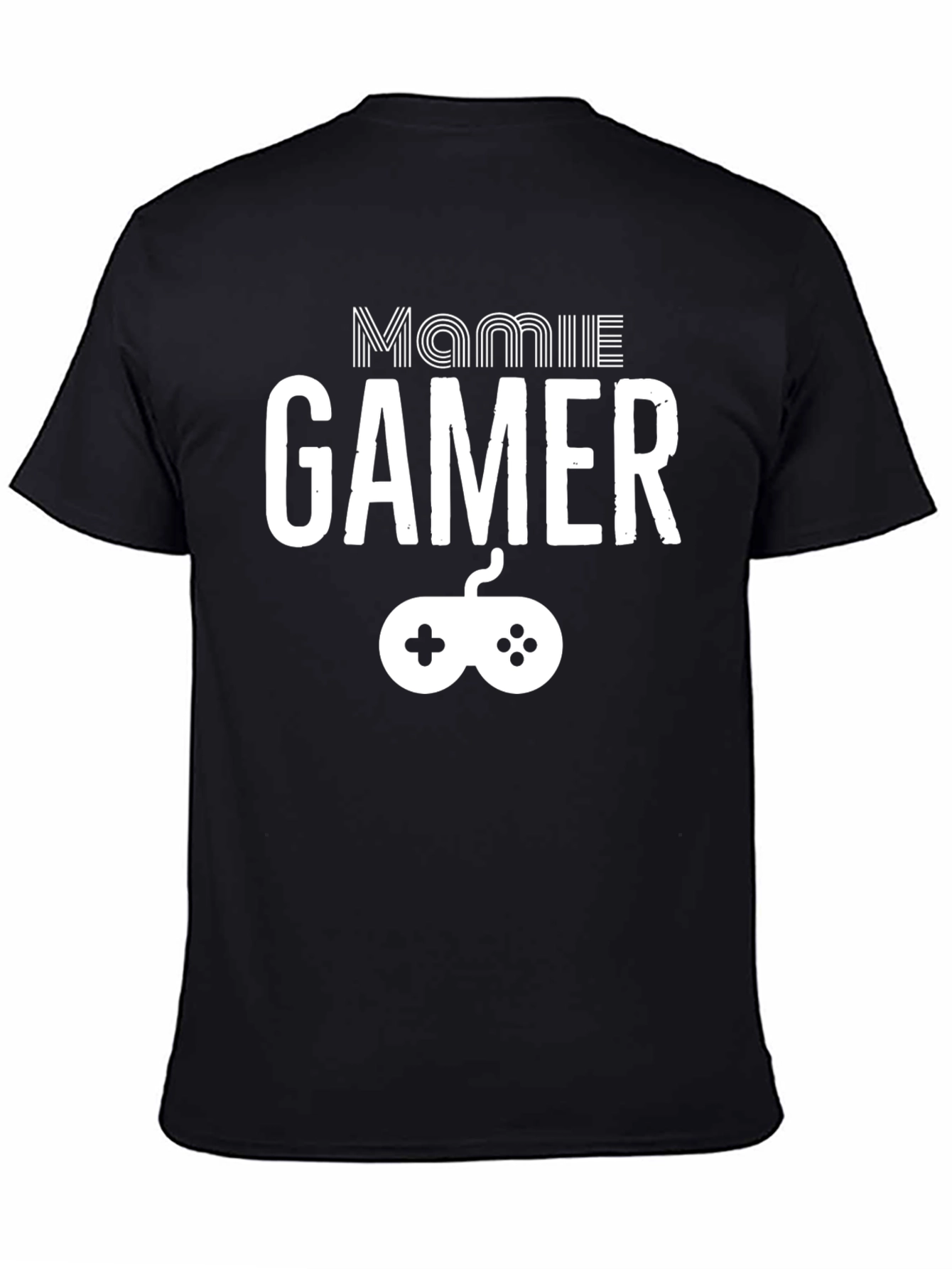 Mamie Gamer T-Shirt - Black Cotton Tee