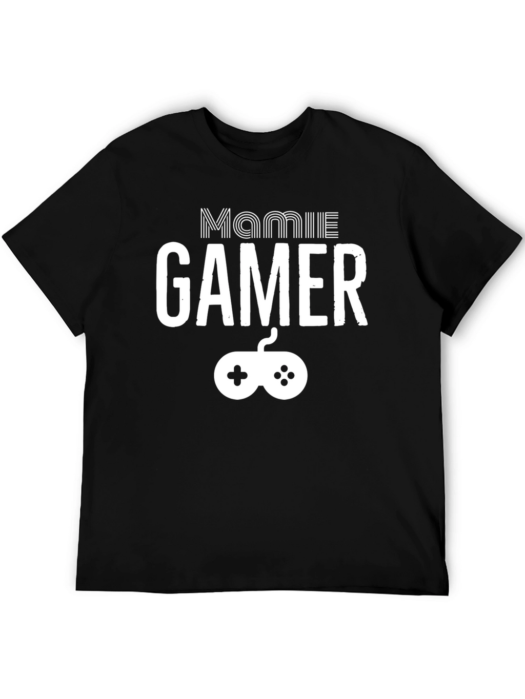 Mamie Gamer T-Shirt - Black Cotton Tee