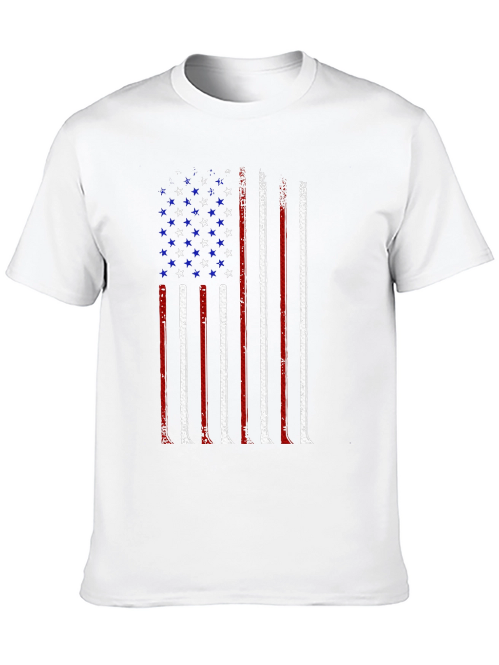 American Flag Distressed Graphic T-Shirt