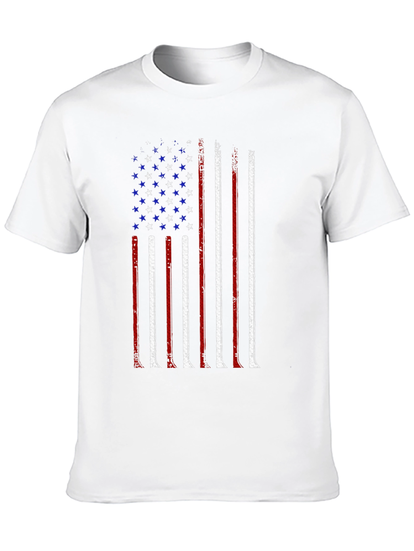 American Flag Distressed Graphic T-Shirt