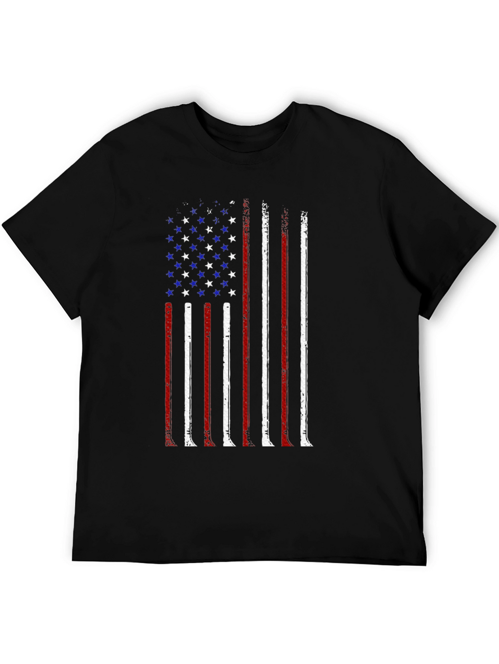 American Flag Distressed Graphic T-Shirt