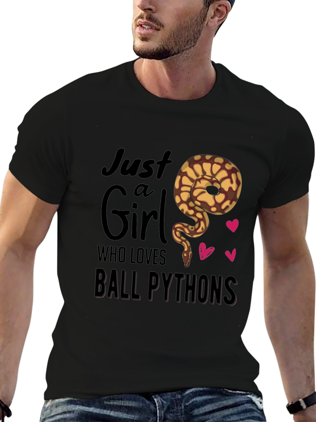 Just a Girl Who Loves Ball Pythons T-Shirt