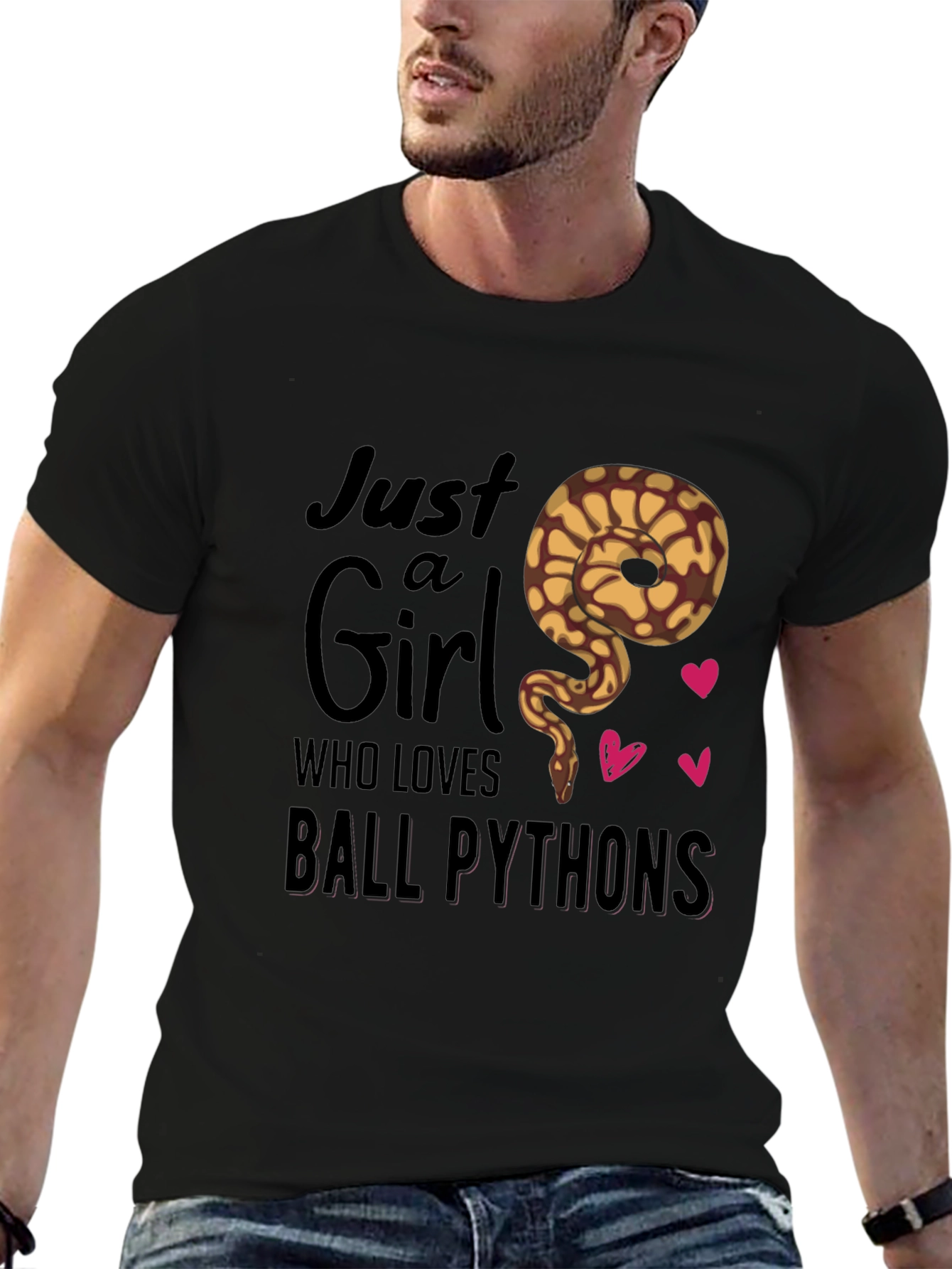 Just a Girl Who Loves Ball Pythons T-Shirt