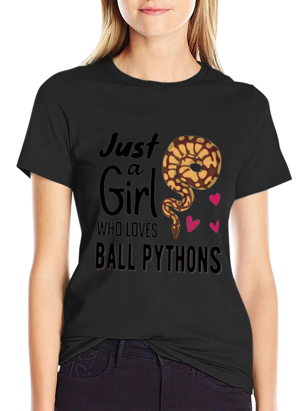 Just a Girl Who Loves Ball Pythons T-Shirt