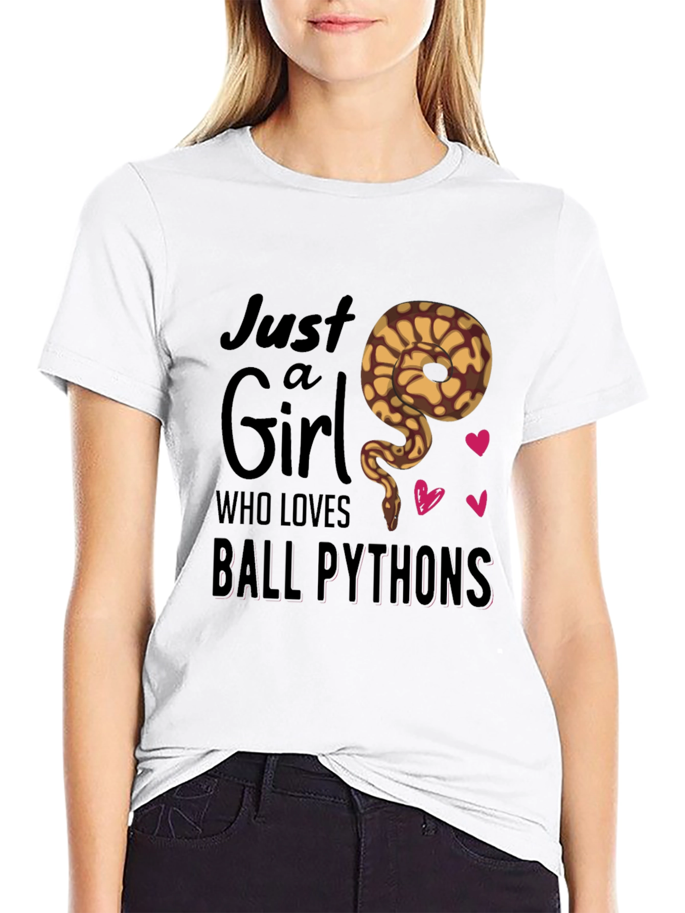 Just a Girl Who Loves Ball Pythons T-Shirt