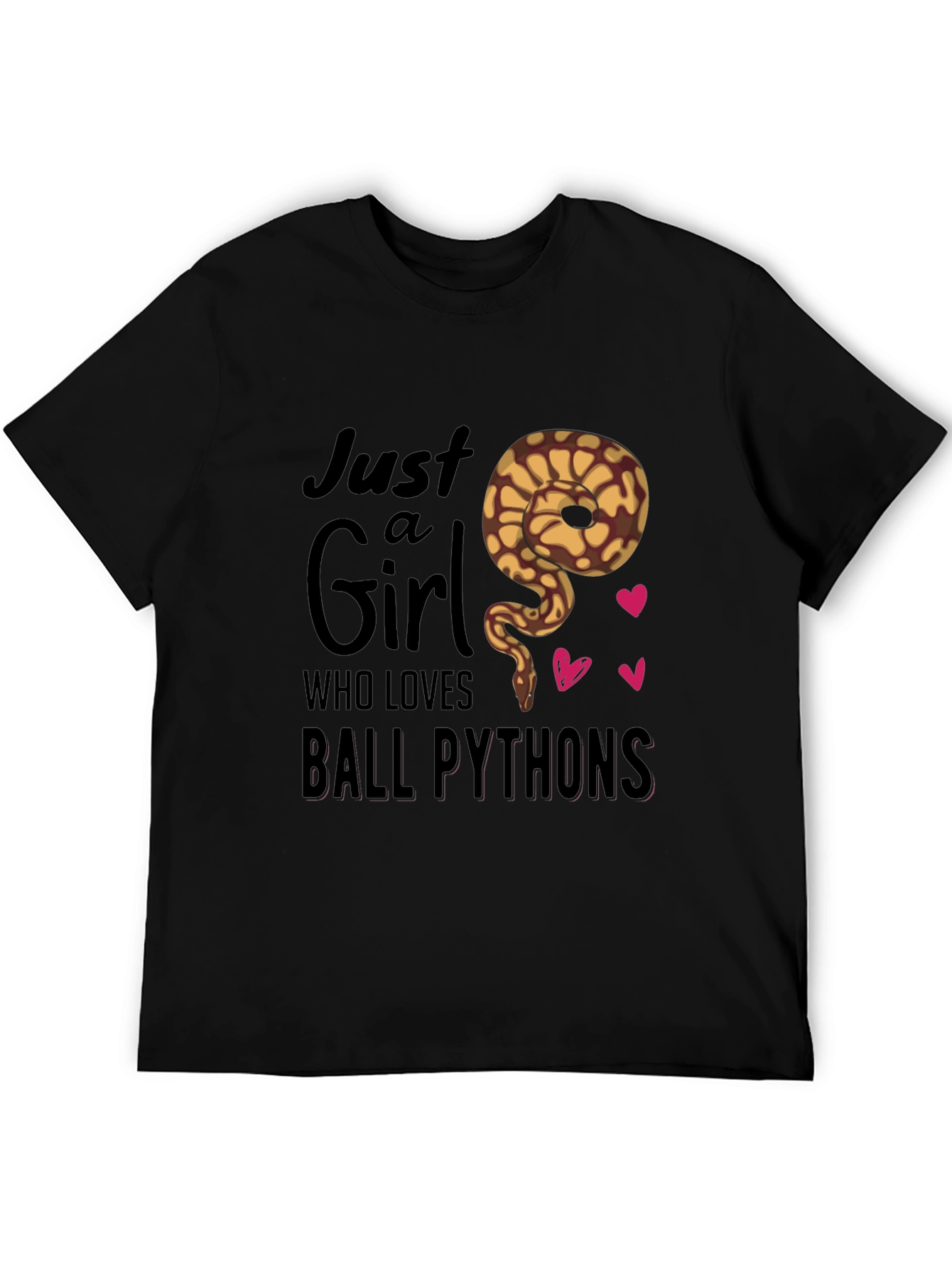 Just a Girl Who Loves Ball Pythons T-Shirt