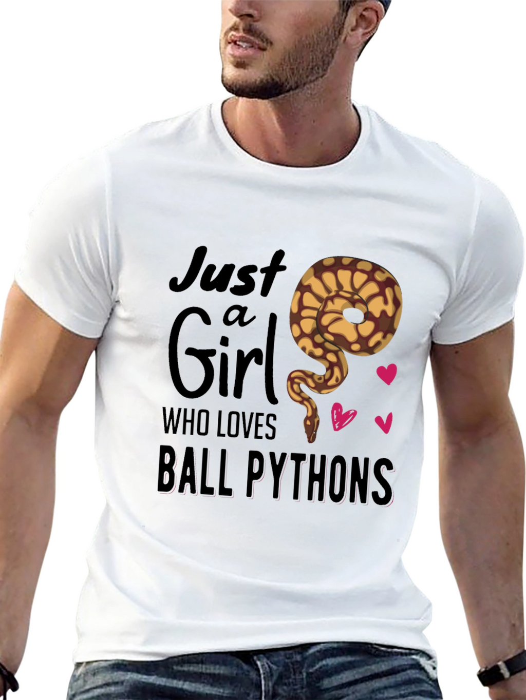 Just a Girl Who Loves Ball Pythons T-Shirt