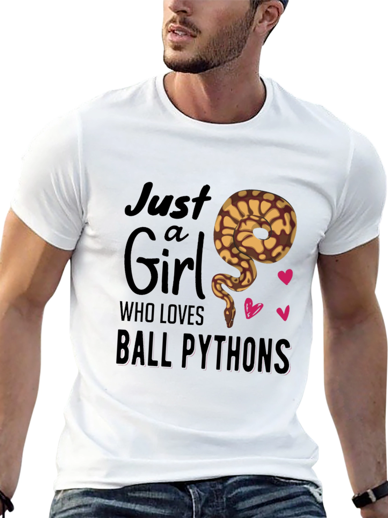 Just a Girl Who Loves Ball Pythons T-Shirt