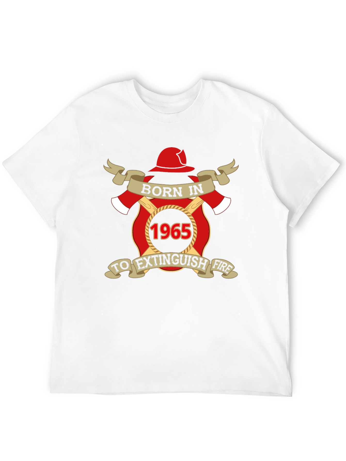 Born In 1965 Firefighter T-Shirt
