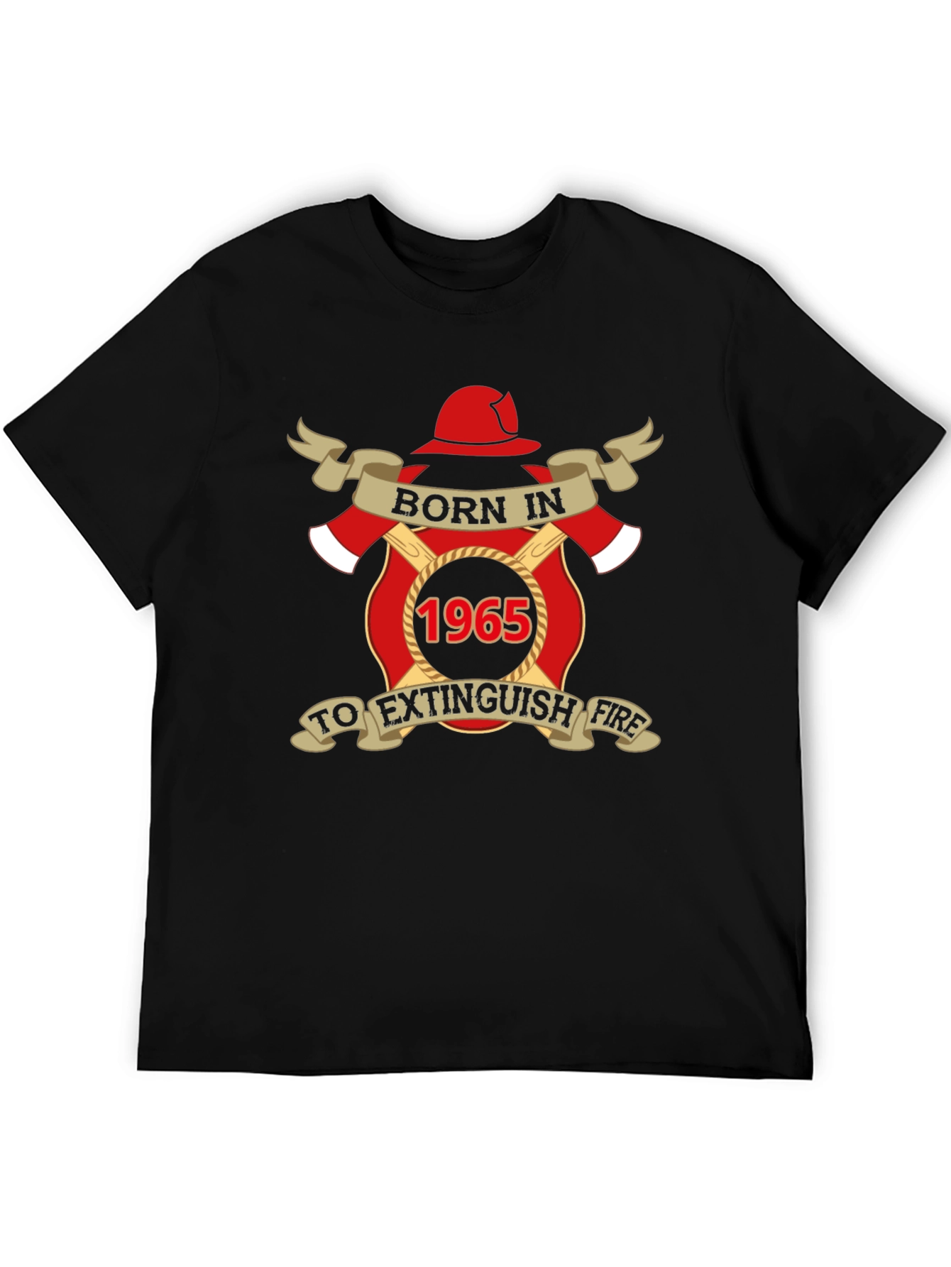 Born In 1965 Firefighter T-Shirt