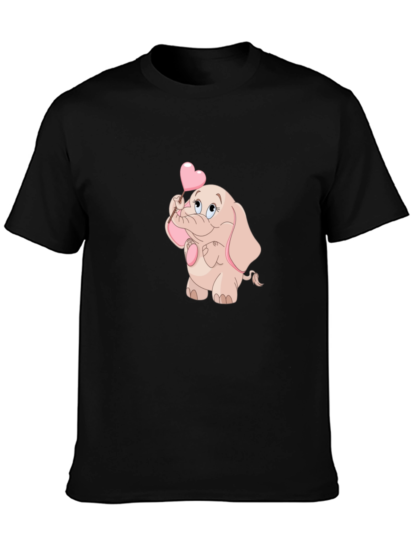 Cute Elephant Holding Heart T-Shirt