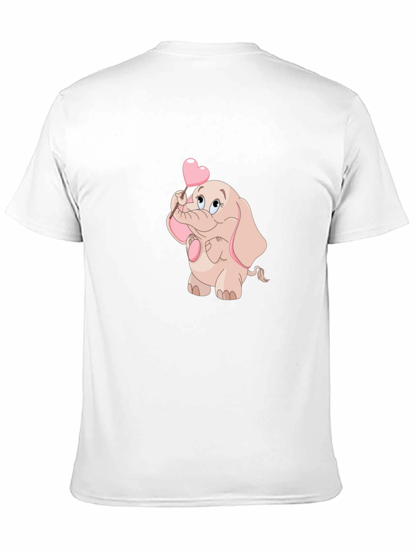Cute Elephant Holding Heart T-Shirt
