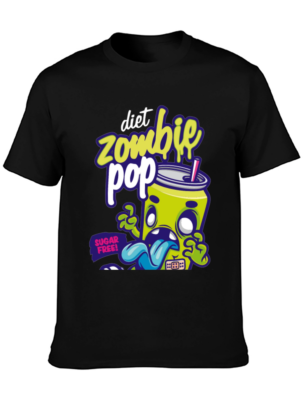 Diet Zombie Pop T-Shirt - Fun Graphic Tee