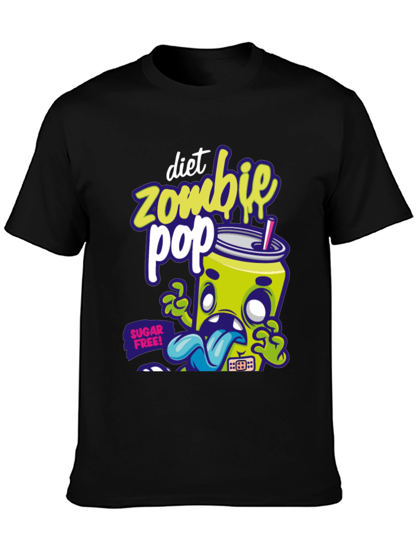 Diet Zombie Pop T-Shirt - Fun Graphic Tee
