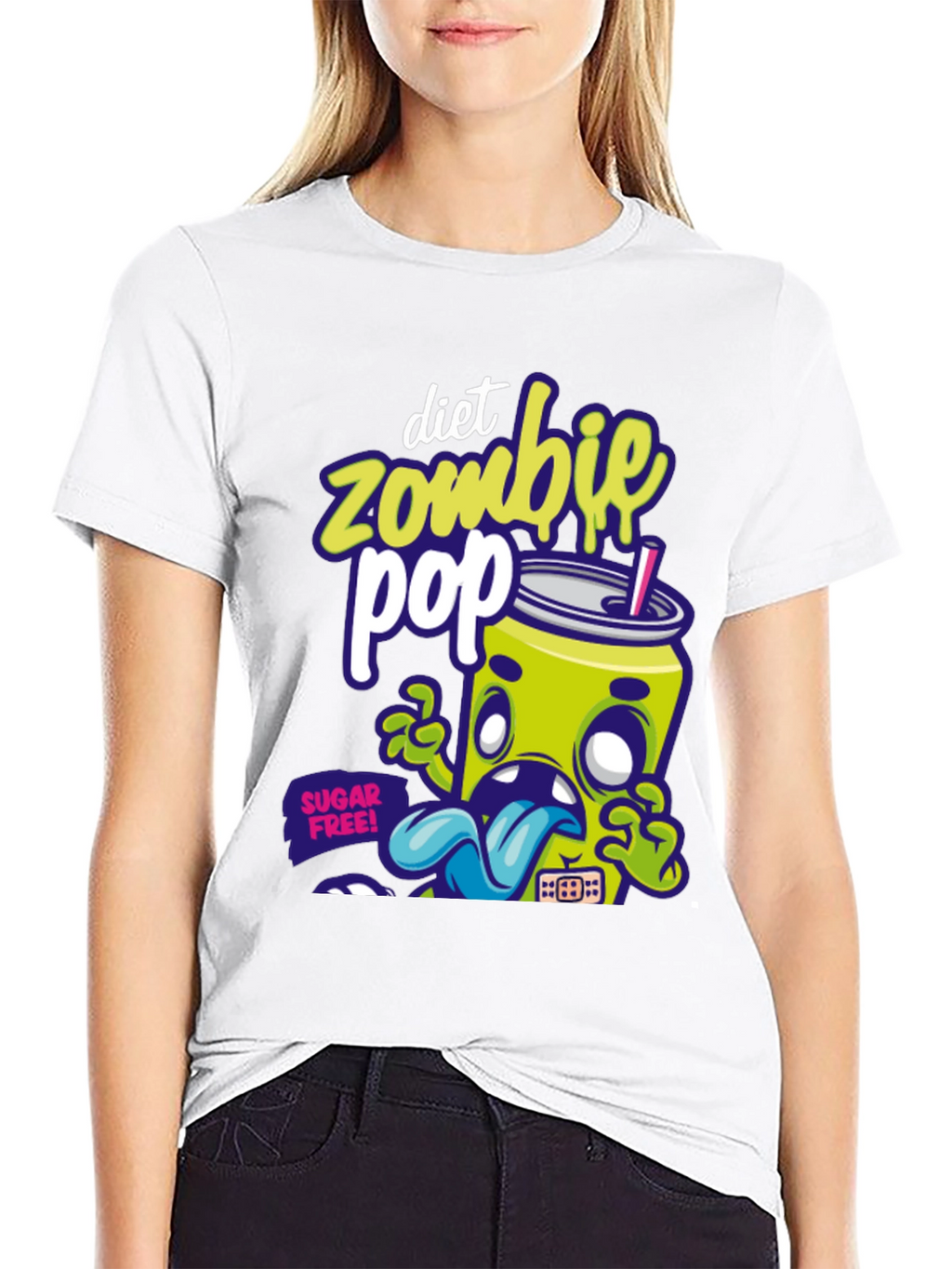 Diet Zombie Pop T-Shirt - Fun Graphic Tee