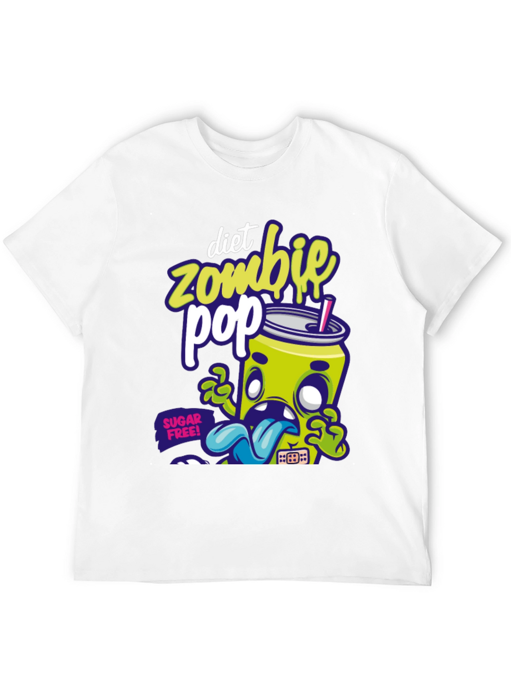 Diet Zombie Pop T-Shirt - Fun Graphic Tee