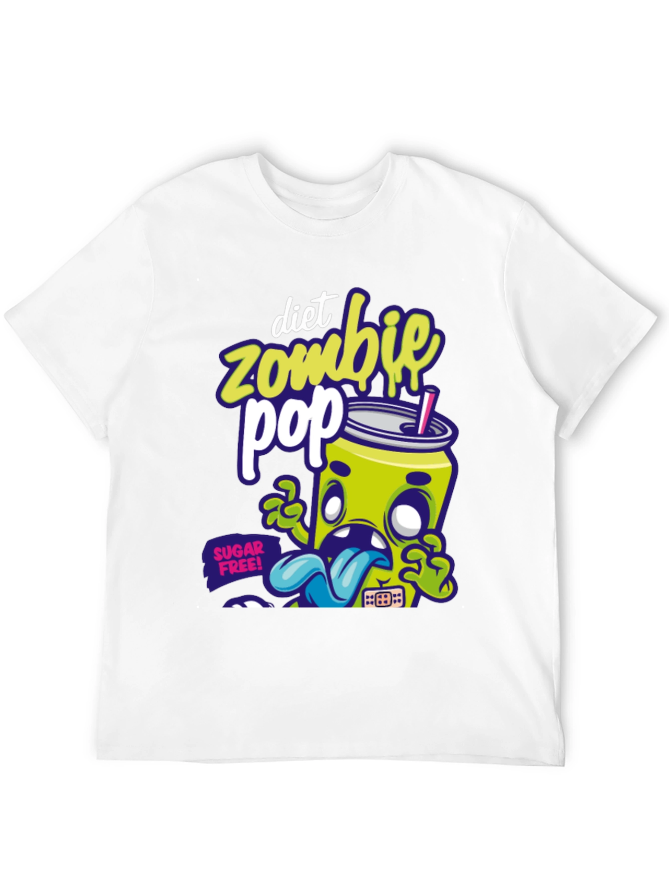 Diet Zombie Pop T-Shirt - Fun Graphic Tee
