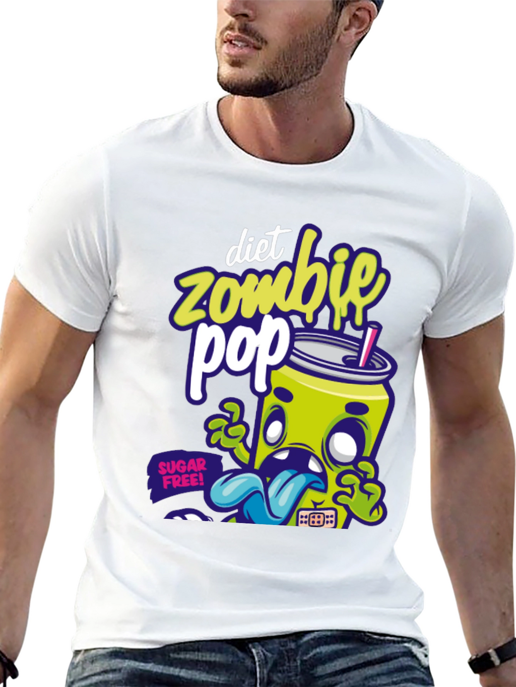 Diet Zombie Pop T-Shirt - Fun Graphic Tee