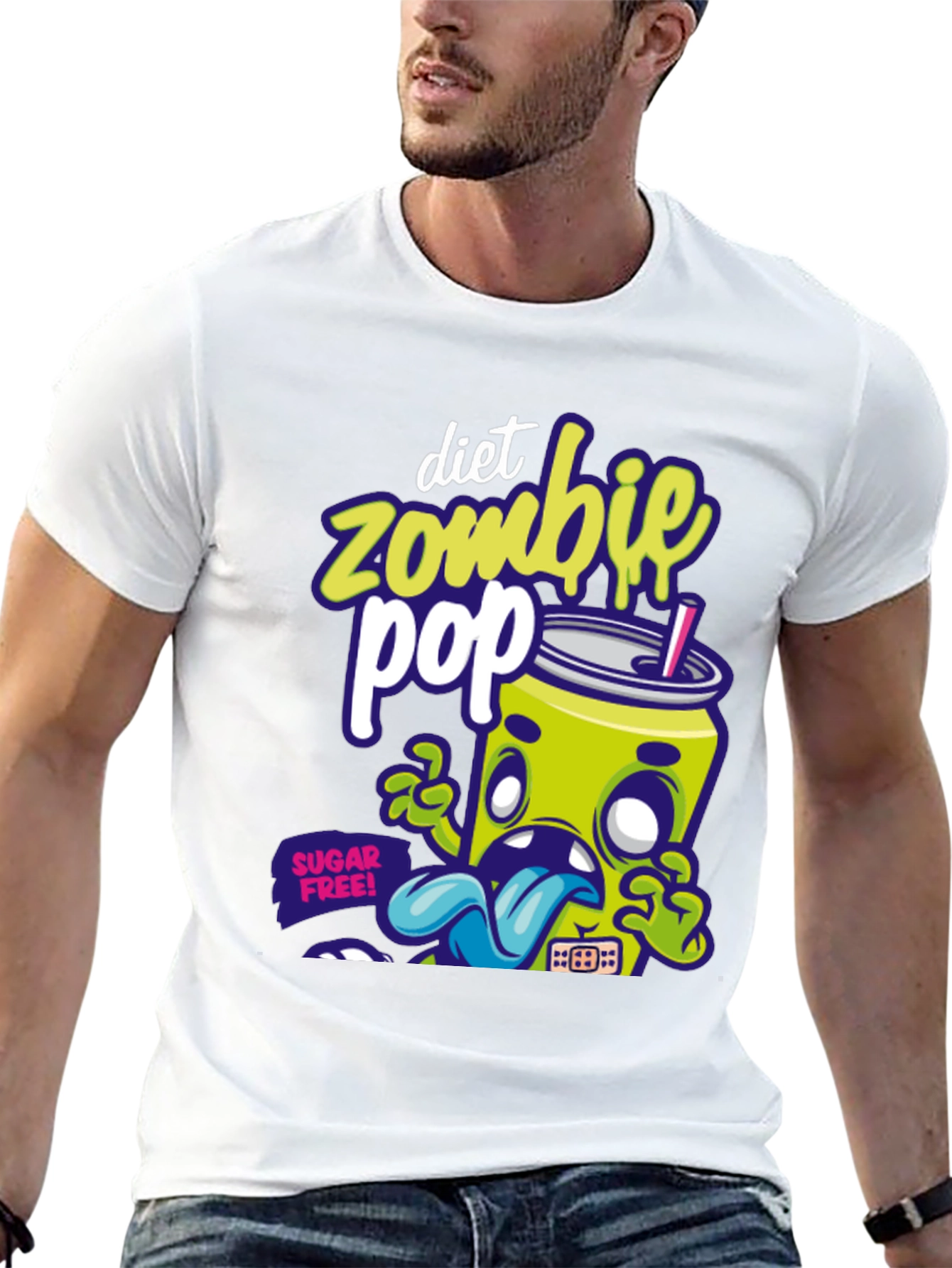 Diet Zombie Pop T-Shirt - Fun Graphic Tee