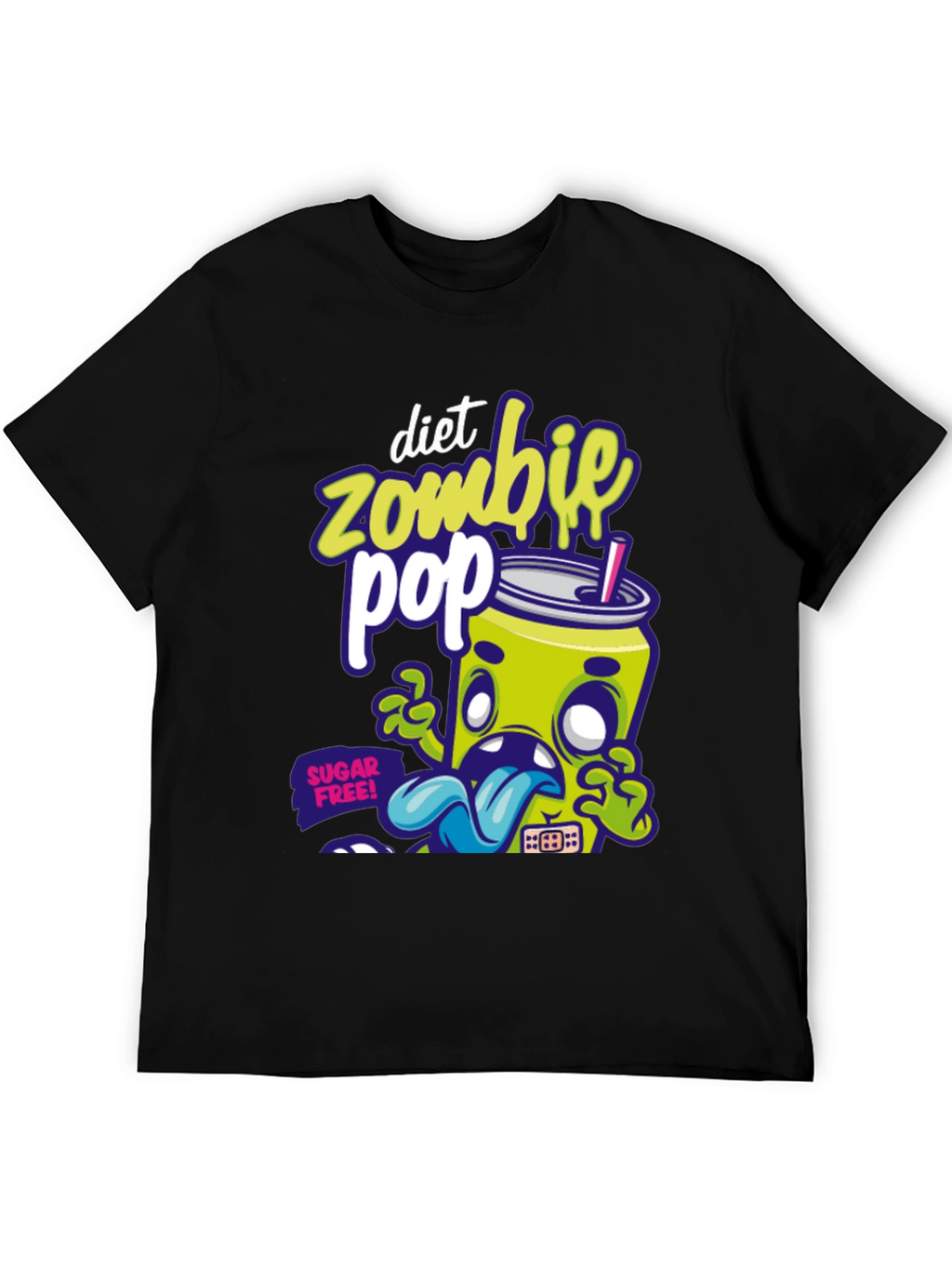 Diet Zombie Pop T-Shirt - Fun Graphic Tee