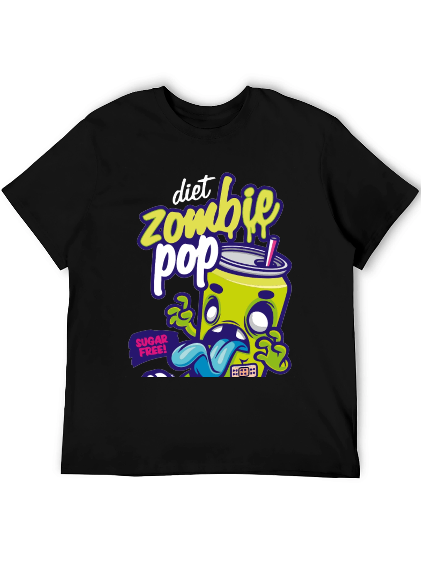 Diet Zombie Pop T-Shirt - Fun Graphic Tee