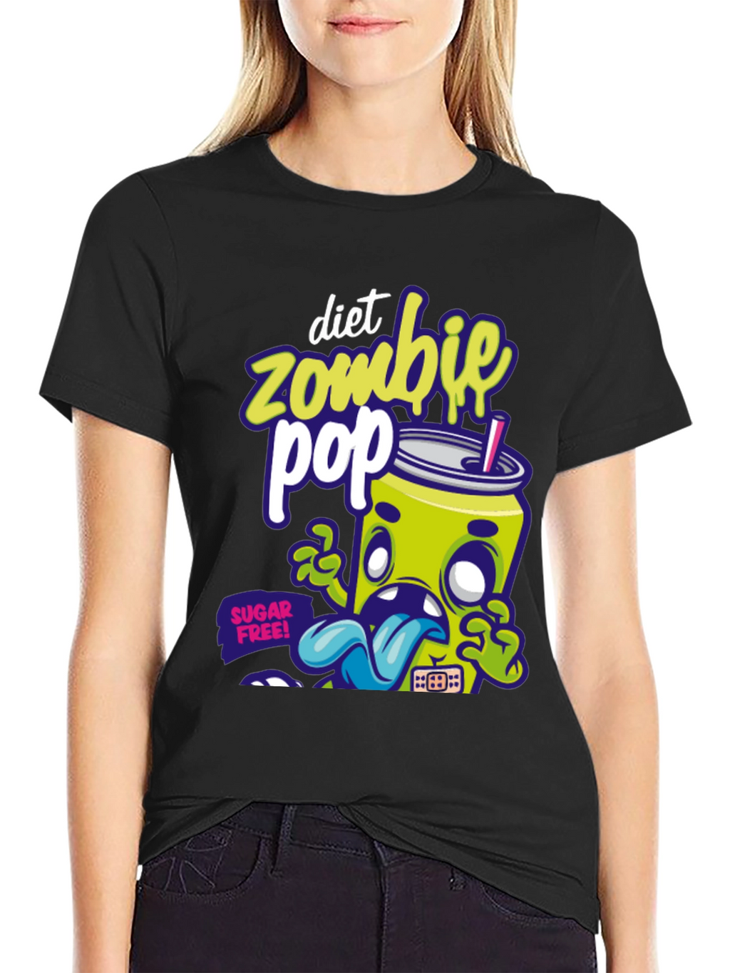 Diet Zombie Pop T-Shirt - Fun Graphic Tee