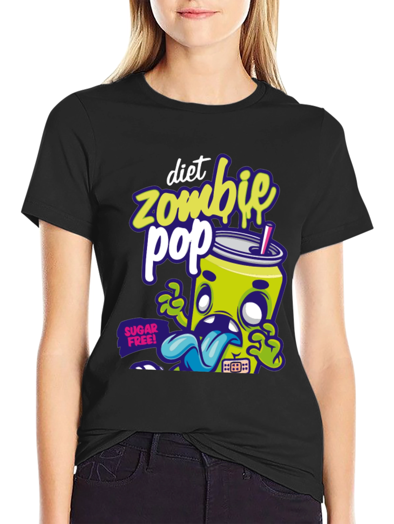 Diet Zombie Pop T-Shirt - Fun Graphic Tee
