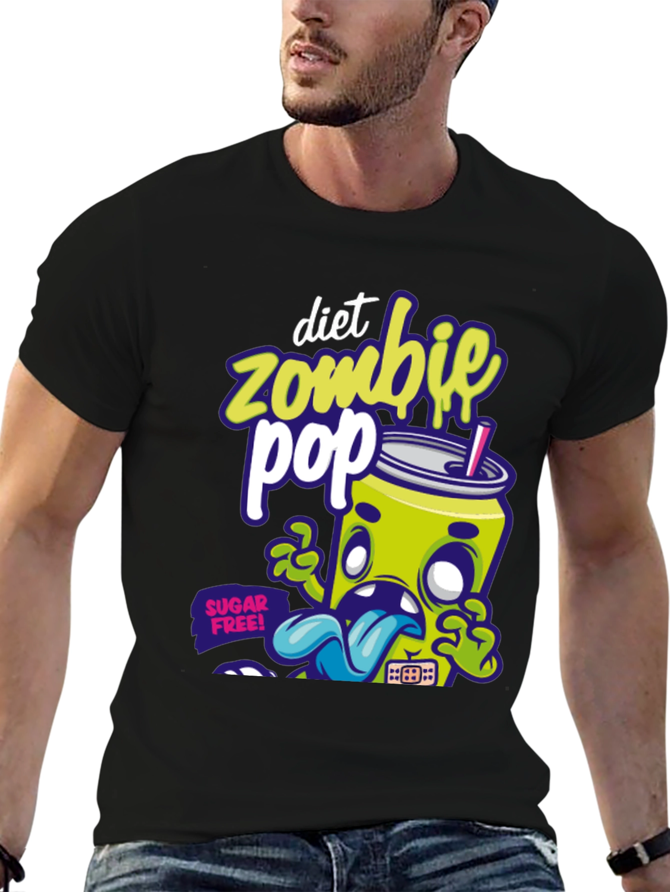 Diet Zombie Pop T-Shirt - Fun Graphic Tee
