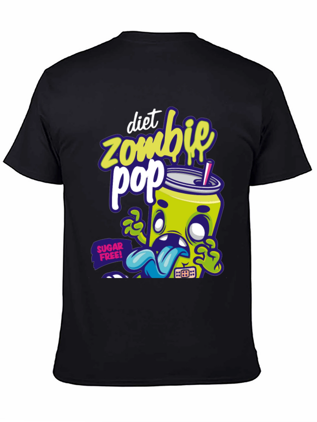 Diet Zombie Pop T-Shirt - Fun Graphic Tee