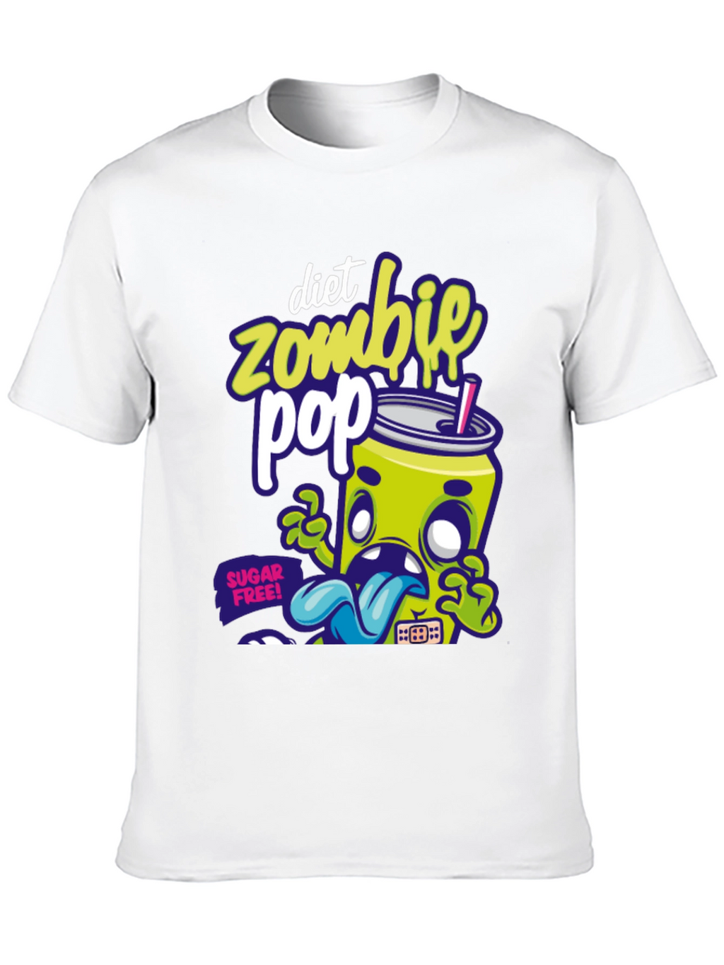Diet Zombie Pop T-Shirt - Fun Graphic Tee