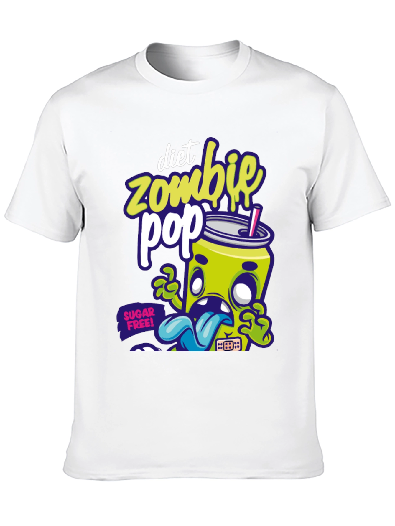 Diet Zombie Pop T-Shirt - Fun Graphic Tee