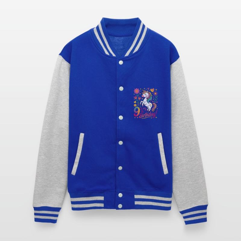 9th Birthday Unicorn Celebration with Flowers and