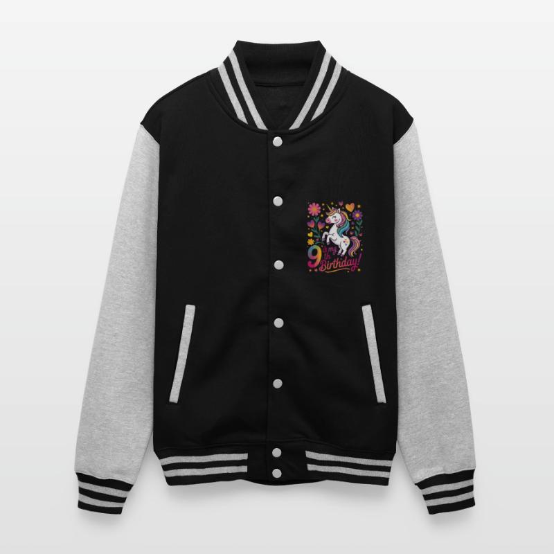 9th Birthday Unicorn Celebration with Flowers and