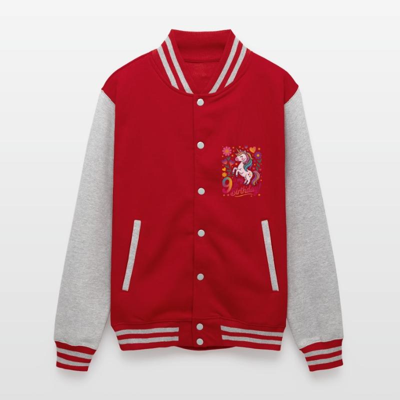 9th Birthday Unicorn Celebration with Flowers and