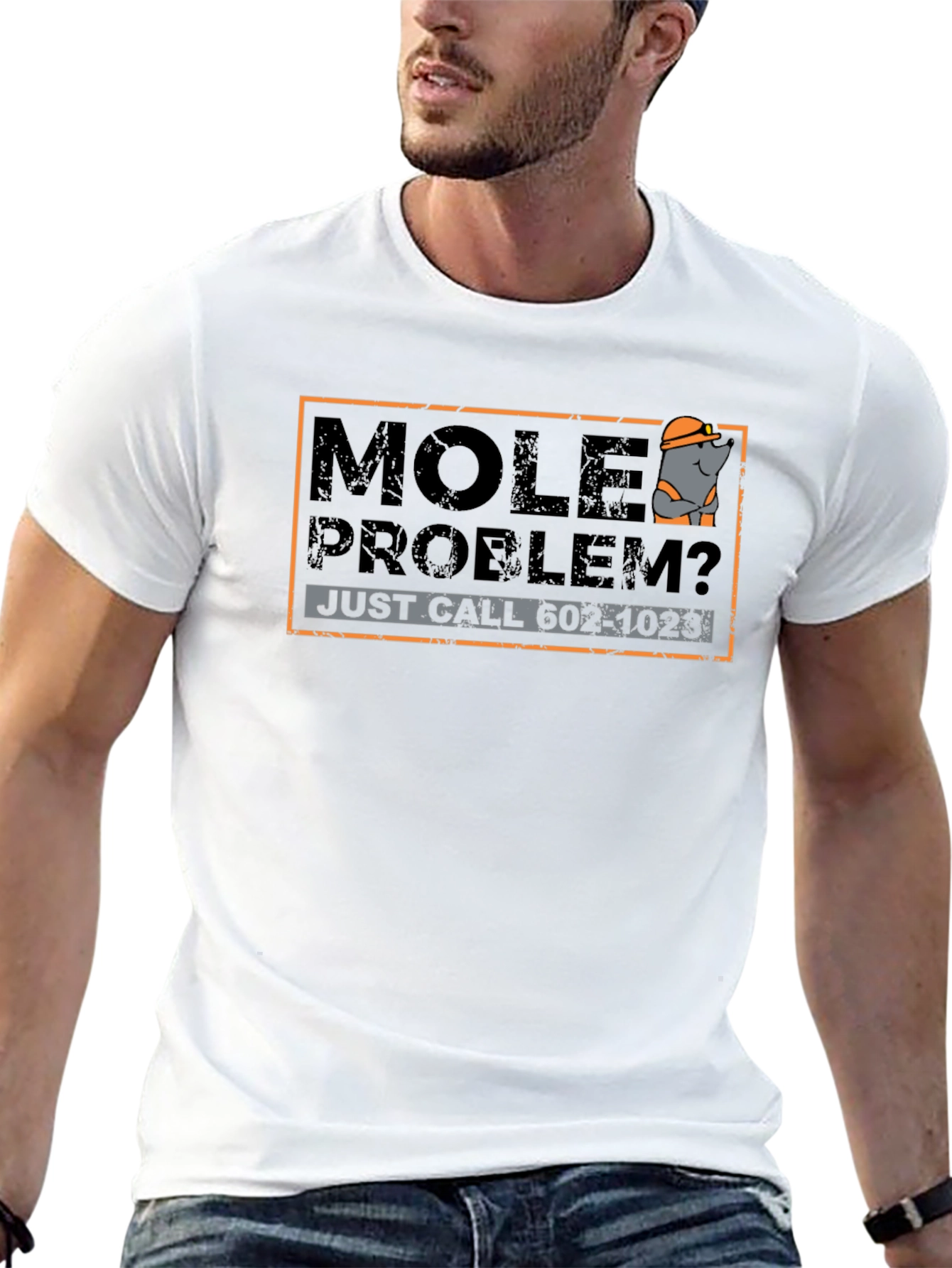 Mole Problem T-Shirt - Funny Cartoon Mole Tee