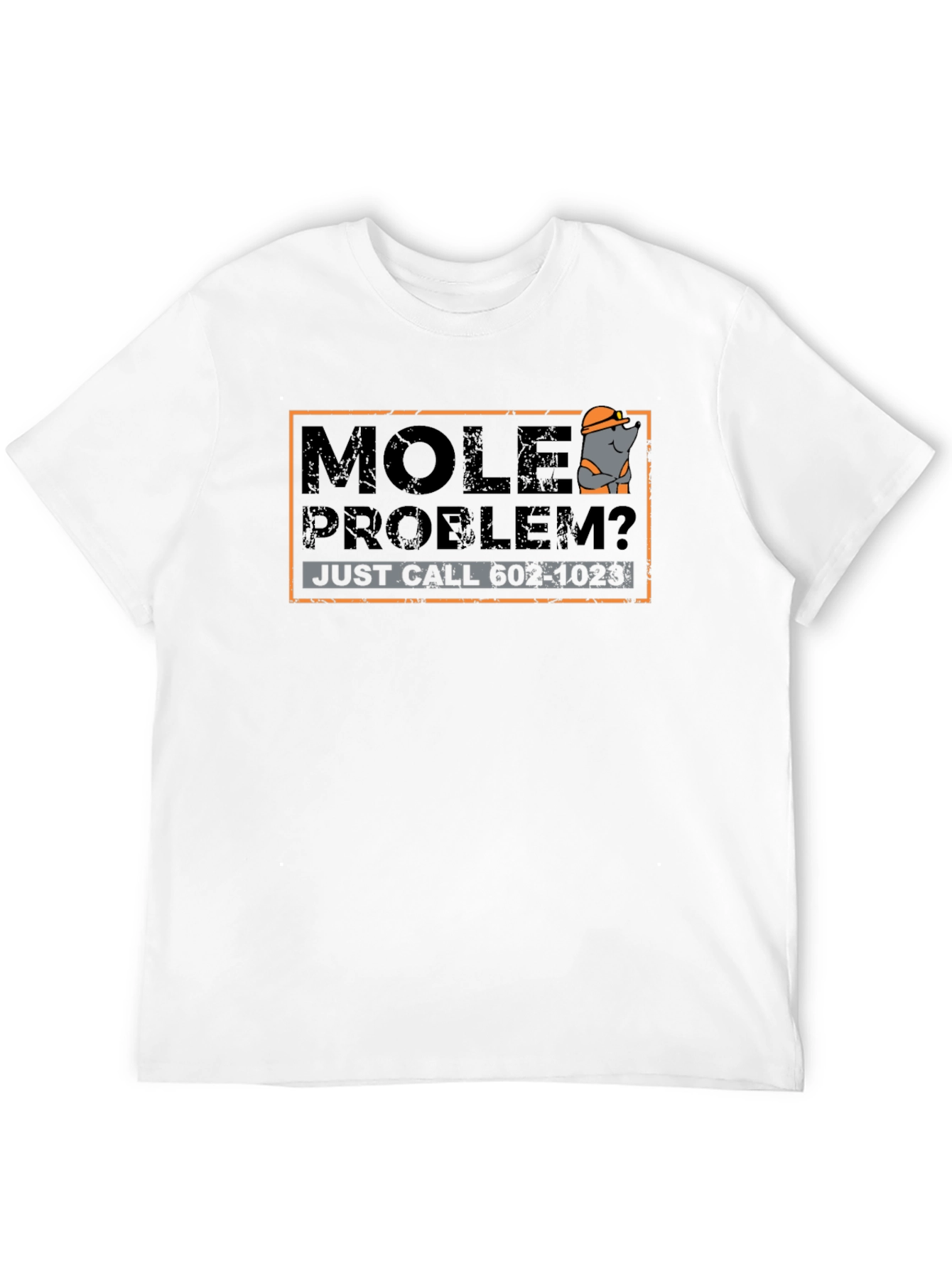 Mole Problem T-Shirt - Funny Cartoon Mole Tee