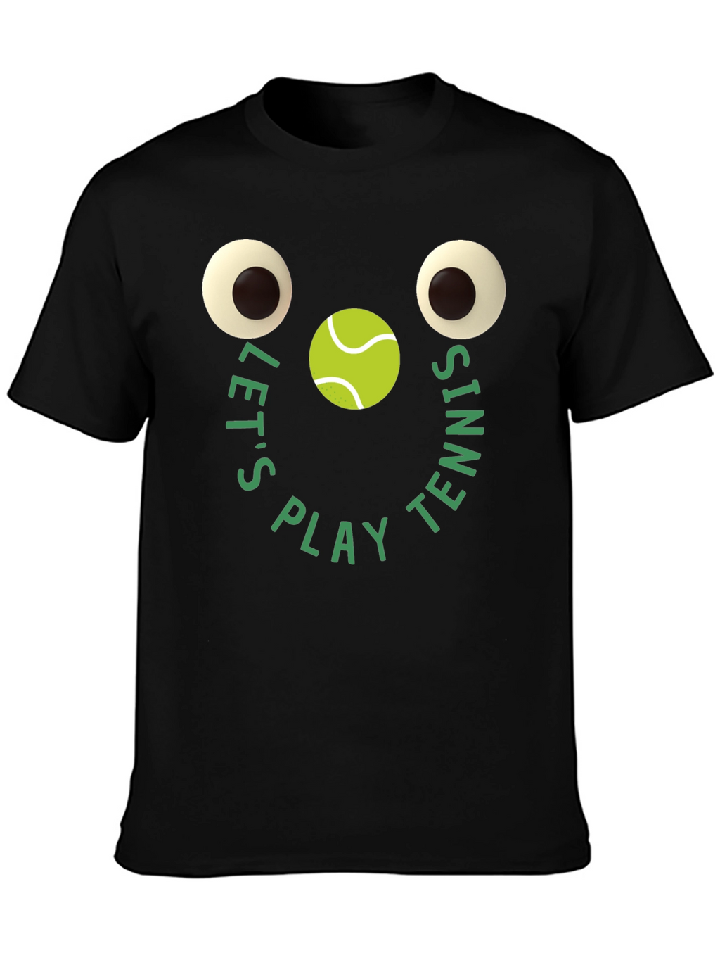 Funny Tennis Graphic Tee - Lets Play Tennis T-Shirt