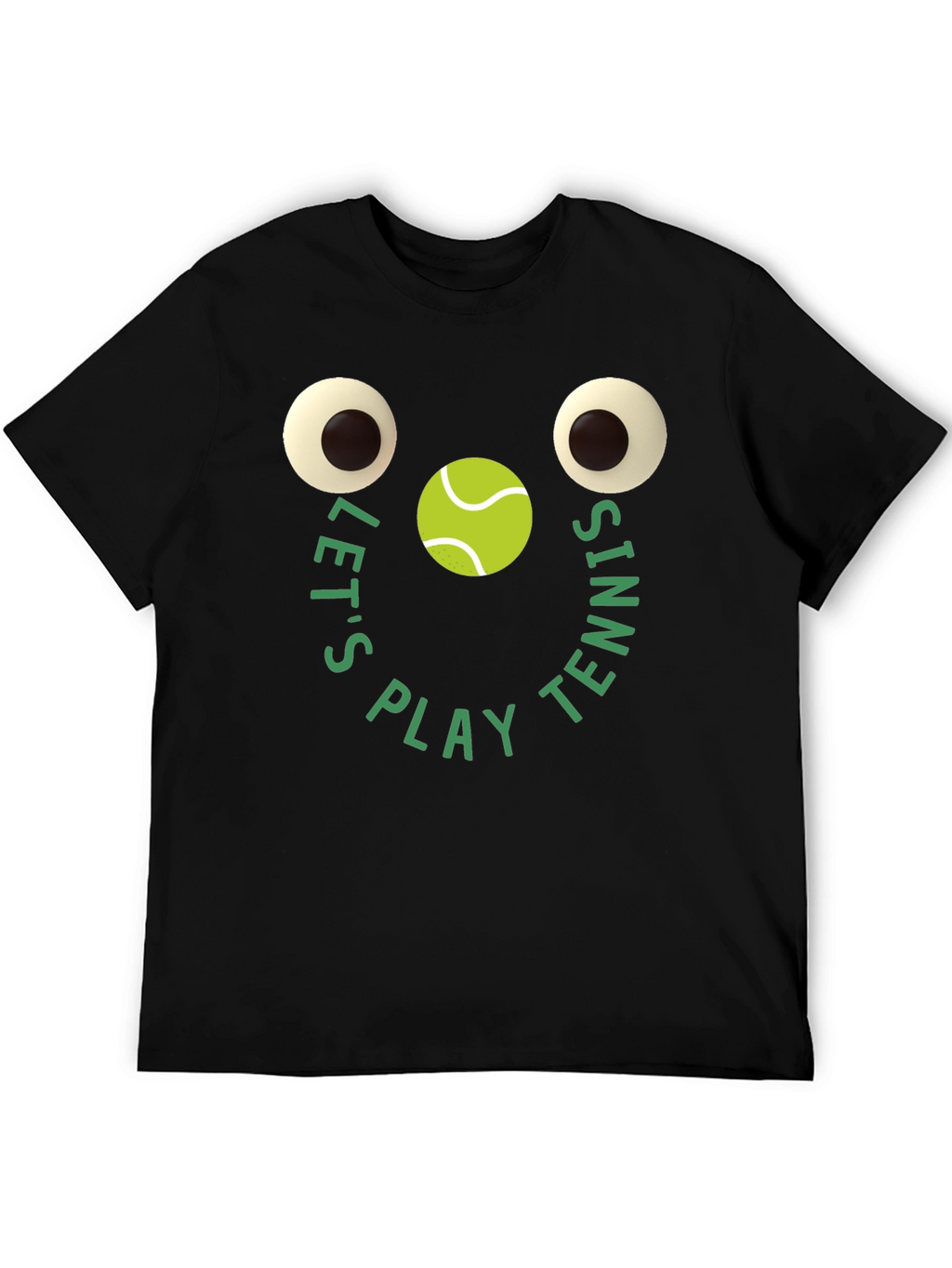 Funny Tennis Graphic Tee - Lets Play Tennis T-Shirt