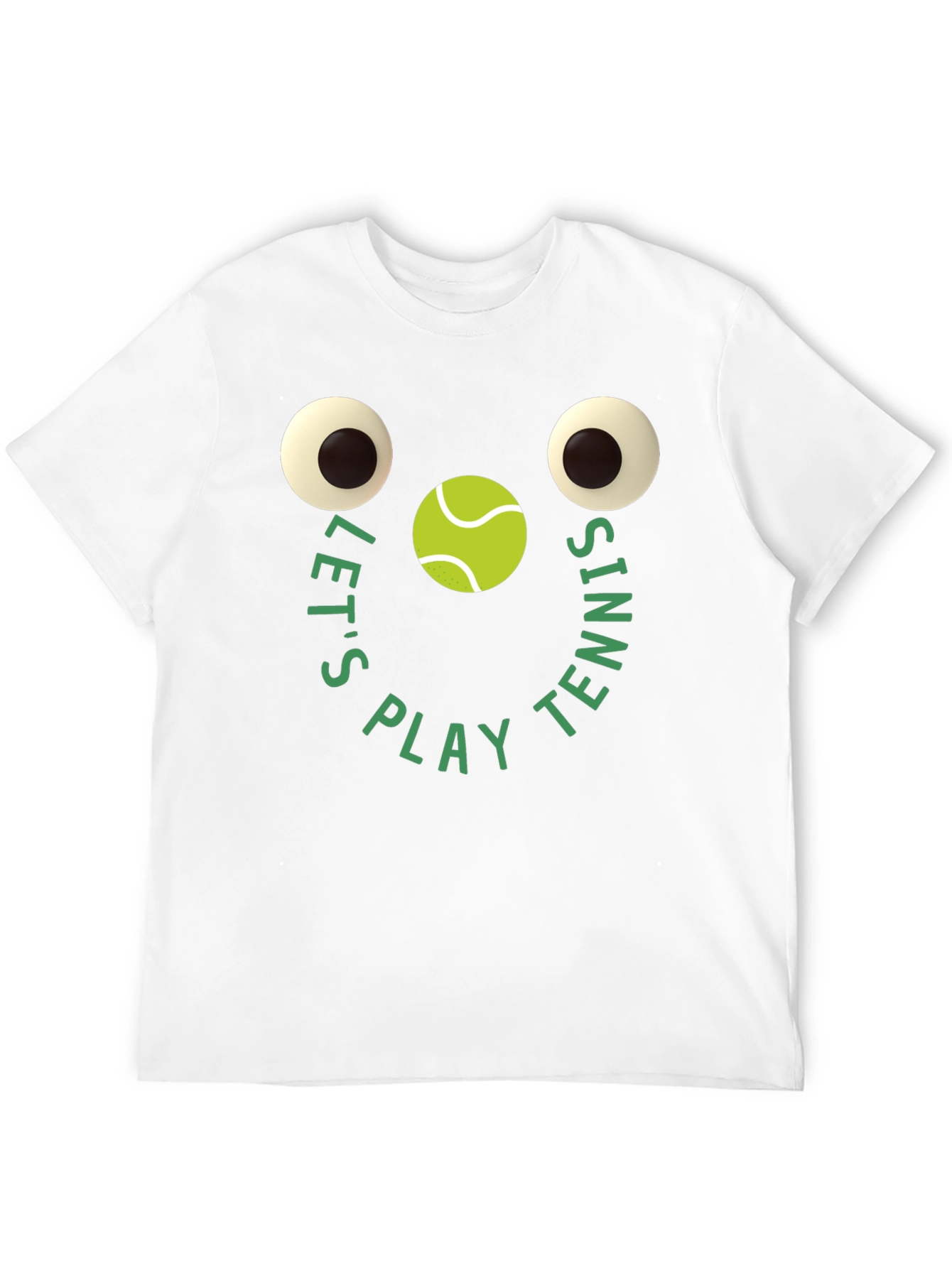 Funny Tennis Graphic Tee - Lets Play Tennis T-Shirt