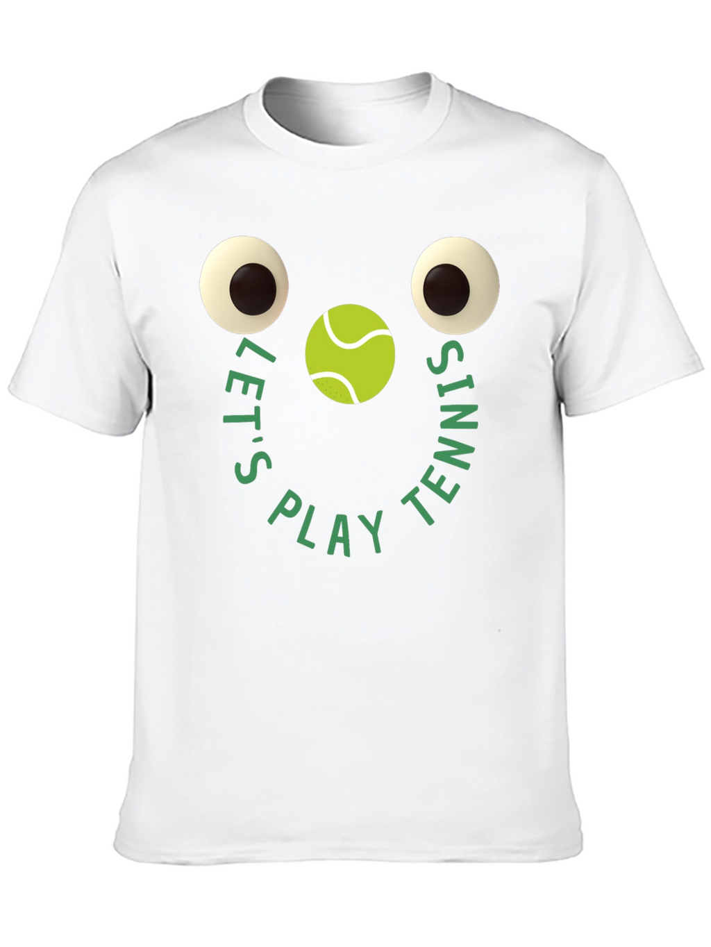 Funny Tennis Graphic Tee - Lets Play Tennis T-Shirt